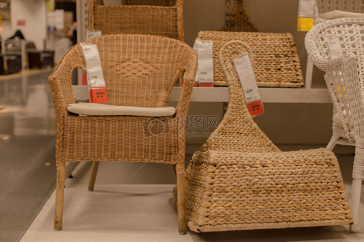 铵钠藤编家具